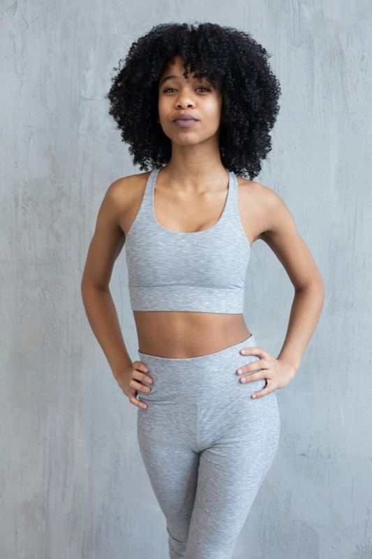 Confident Black woman completing health assessment